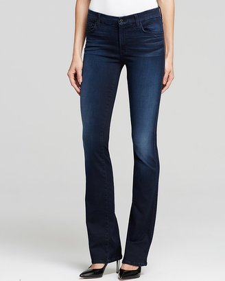 7 For All Mankind Jeans - The Slim Illusion Kimmie Bootcut in Washed Dark
