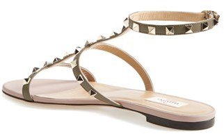 Valentino Women's 'Rockstud' Ankle Strap Sandal