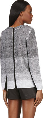 Helmut Lang Grey Gradient Sweater