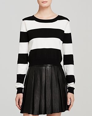 Aqua Pullover - Bold Stripe Knit