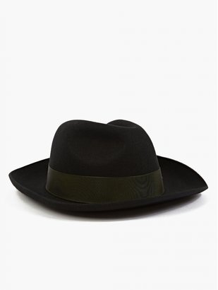 Paul Smith Men's Christy's Black Felt Fedora Hat