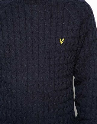Lyle & Scott Sweater with Cable Knit