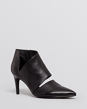 Sigerson Morrison Pointed Toe Booties - Siria High Heel