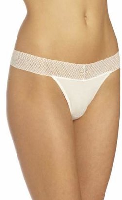 Splendid Intimates Women's Essential Mesh Lace Thong Panty