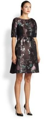 Antonio Marras Floral & Tweed Two-Piece Dress