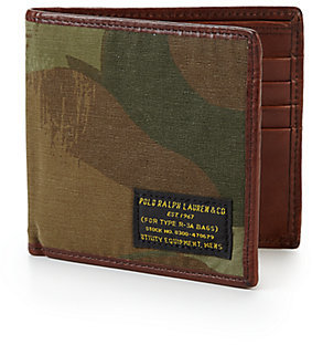Polo Ralph Lauren Camo-Print Billfold Wallet