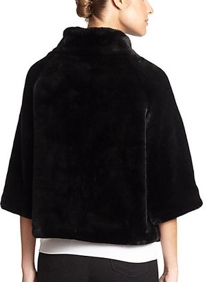 Saks Fifth Avenue Donna Salyers for Perfect Little Faux Fur Jacket