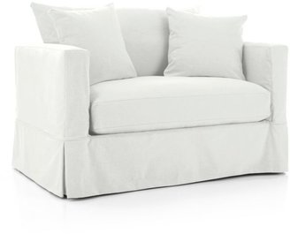 Crate & Barrel Slipcover Only for Willow Modern Slipcovered Twin Sleeper Sofa