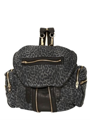 Alexander Wang Marti Leopard Printed Leather Backpack