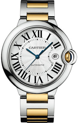 Cartier Ballon Bleu De 18ct Yellow-Gold and Steel Watch