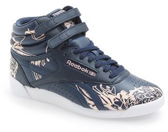 Reebok 'Freestyle Hi Graphics' High Top Sneaker (Women)