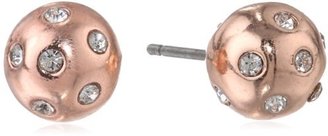 Kenneth Cole New York "Springtime Rose" Stud Earrings