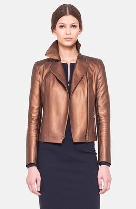 Akris Punto Nappa Leather Jacket