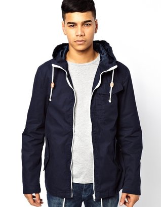 Solid !Solid Lightweight Jacket In Nylon - Blue