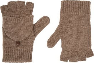 Barneys New York Fleece-Lined Fingerless Gloves
