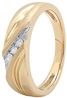 JCPenney FINE JEWELRY BEST VALUE! Mens 1/10 CT. T.W. Diamond Band