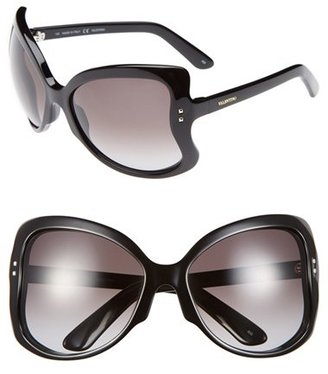 Valentino 'Rockstud - Butterfly' 61mm Sunglasses