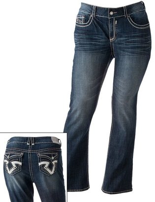 Hydraulic rhinestone bootcut jeans - juniors' plus