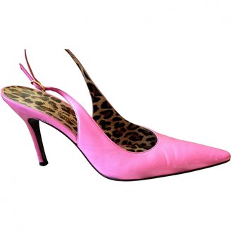 Dolce & Gabbana Pink Leather Heels