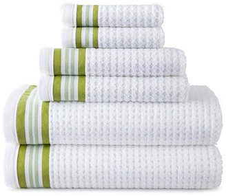 JCPenney Home Quick-Dri Striped Bath Towels