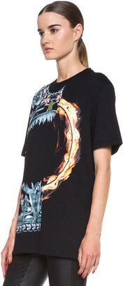 Givenchy Orgy vs. Flame Cotton Tee in Black
