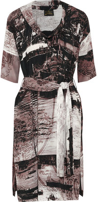 Vivienne Westwood Printed crepe dress