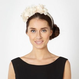 Debut Ivory corsage garland silk headband