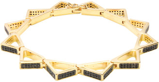 Noir Modernist Triangle Bracelet