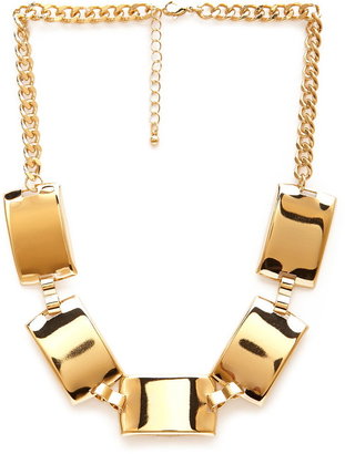 Forever 21 Chain Plate Necklace