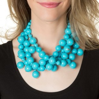 Kenneth Jay Lane Turquoise Cluster Necklace
