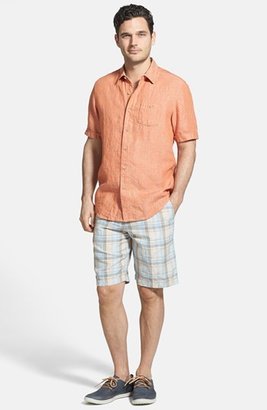 Tommy Bahama 'Party Breezer' Short Sleeve Linen Sport Shirt