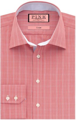 Thomas Pink Men's Crome check button cuff shirt