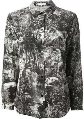 Carven botanical print shirt