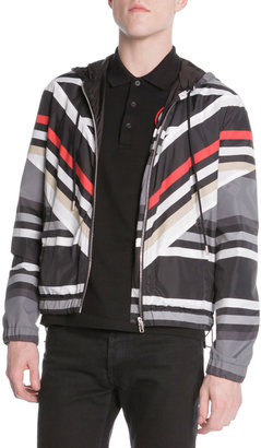 Givenchy Striped Hoodie Wind Jacket