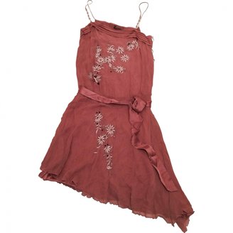 John Galliano Pink Silk Dress
