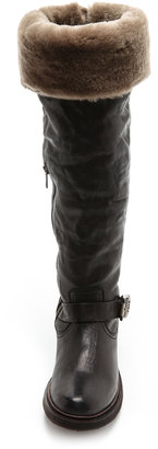 Frye Valerie Shearling Over the Knee Boots
