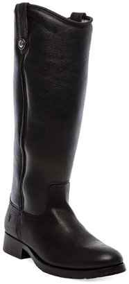 Frye Melissa Button Boot with Sheep Shearling