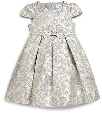 Luli and Me Toddler's & Little Girl's Holiday Jacquard Dress