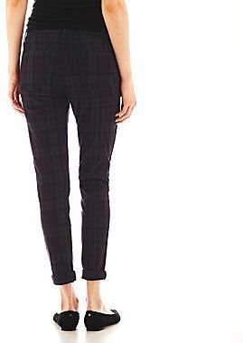 JCPenney jcp Perfect Fit Plaid Skinny Jeans