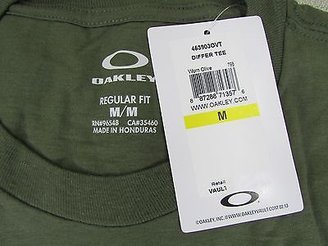 Oakley Men's Differ Tee Regular Fit T-Shirt Worn Olive Green M, L, XL, XXL NEW