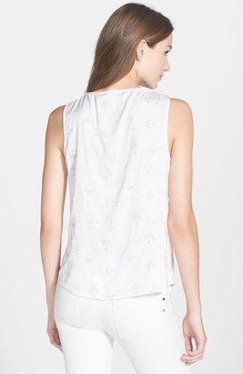 Maison Scotch Bead Detail Embroidered Tank