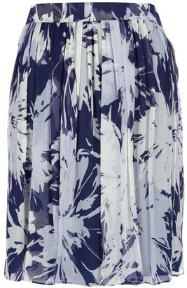 Cacharel floral print pleated skirt