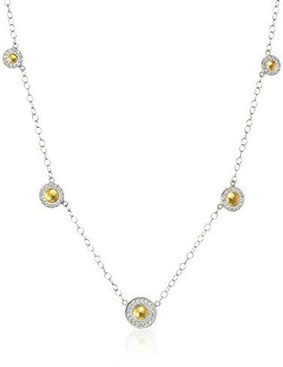 Gurhan Nokta" Sterling Silver and Diamond (0.29 cttw, F-G Color, VS1-VS2 Clarity) Necklace, 18"