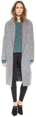 Alexander Wang T by Felt & Nylon Quilted Reversible Coat