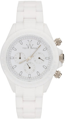 Toy Watch Unisex M007WH White Plastic Strap Watch