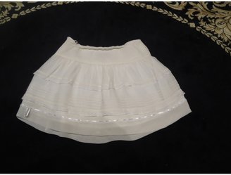 Christian Dior White Skirt