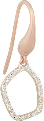 Monica Vinader Riva rose gold-plated diamond earrings
