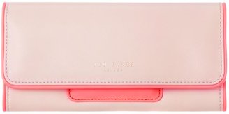 Ted Baker Pink and red flapover purse