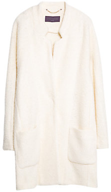 Violeta BY MANGO Tweed Coat, Natural White