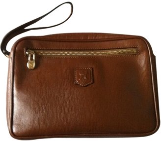 Celine Brown Leather Clutch bag